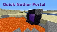The Dream Portal | How to make Nether Portal using a Water and Lava bucket
