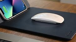 2-Pack: Griffin Wireless Charging Vegan Leather Mousepads