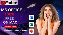 How to use Microsoft Office on m1 MacBooks pro, MAC Air for free| How to Get Microsoft Word For FREE