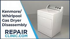 Kenmore/Whirlpool Gas Dryer Disassembly (Model 11079622800/WED5300VW0) – Dryer Repair Help