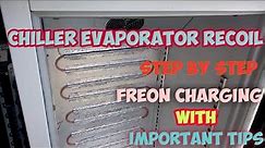chiller evaporator recoil part 2 with important tips #diy #repair #chiller