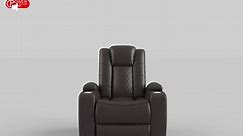 Lexicon Elodie Power Recliner, Brown