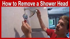 How to remove a shower head