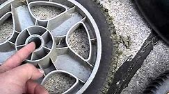 Craftman High Mower Wheel Repair