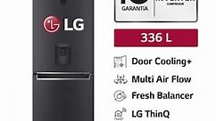 Refrigeradora GB37WGT 336L Door Cooling Bottom Freezer Negro Mate LG LG | falabella.com
