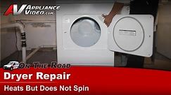Kenmore Dryer Repair - Heats but Does Not Spin - Belt