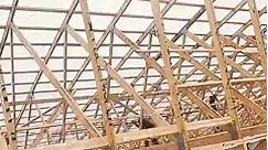 Amish carpenters building a brand new hog barn #farmlife #amish #carpenter | This'll Do Farm