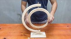 Inspirational Woodworking Ideas // Unique Homemade Desk Clock That You Have Never Seen Before
