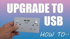 HOW TO replace a wall socket (USB upgrade)
