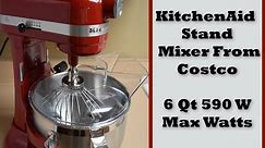 KitchenAid Stand Mixer From Costco 6 Qt 590 Max Watts | Fatma Ceylan
