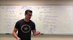 Intermediate Algebra Lecture 6.6: Solving Equations by Factoring