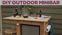 How To Build an Outdoor Minibar - DIY Network