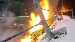 Montoya Crashes into Jet Dryer 2012 Daytona 500 - Vídeo Dailymotion