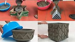 4 Creative Ideas To Make Flower Pots From Cement - DIY Decorative Flower Pots For Your Garden