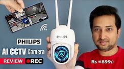 Wireless AI Camera | Best Outdoor CCTV Camera India, Philips outdoor wifi cctv camera HSP3800 review