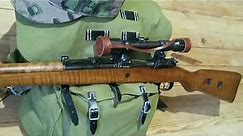 Waffen SS Sniper rifle 4x Ajack Zf Low Turret K98 Scharfschützengewehr Captured in Denmark