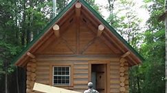 Log Cabin Build by Father & Son Part 8 - Interior make #build #building #builder #buildingahouse #cabin #logcabin