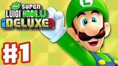 New Super Luigi U Deluxe - Gameplay Walkthrough Part 1 - Acorn Plains 100%! (Nintendo Switch)