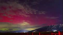 Northern lights in northern Utah