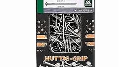 Huttig-Grip Fence Deck Nails 2-1/2 inches 8d for Wood Fencing HGN8OGRSDK5 Ring Shank Outdoor Galvanized Finish, 5 lb Pack of 530 Nails