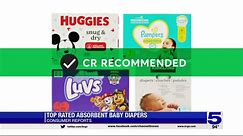 Consumer Reports: Top rated absorbent diapers