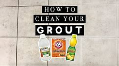 How To Clean Tile Grout with Baking Soda and Vinegar
