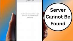 How to Fix Safari Cannot Open the Page Because the Server Cannot Be Found | iPhone | iPad | 2023