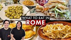 TOP 10 RESTAURANTS IN ROME | Italian Food Guide