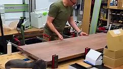 Bending Wood for a Floating Desk