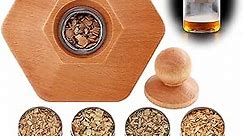 Cocktail Smoker Kit with Four Wood Chips for Whiskey,Drink,Bourbon Smoker Kit,Old Fashioned Smoker Kit