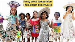 Best out of waste Fancy dress competition for 2nd class |Fancy dress ramp walk| Costumes