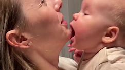 baby kissing or biting mommy 🎥 stepanova_sashaa | Alis US