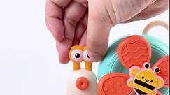 Baby Montessori Sensory Toys - Fine Motor Skills Suction Cup Spinner Travel Toys - Toddler Activities Toys - Gifts for 6 7 8 9 10 12 18 Month Age 1 2 One Two Year Old Boys Girls Infant Bath Toys