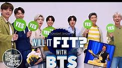 Will It Fit? with BTS | The Tonight Show Starring Jimmy Fallon
