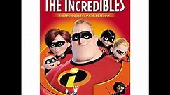 Opening to The Incredibles Widescreen DVD (2005, Both Discs)