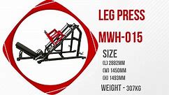 Heay duty commercial leg press MWH-015
