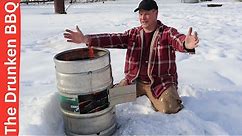 Easy DIY Beer Keg BBQ | Wood Stove | Fire-Pit Made In 1 Day