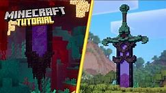 How to build a Nether Sword Portal in Minecraft | 1.16 Tutorial