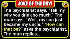 🤣 BEST JOKE OF THE DAY! - A man decides to seek help due to his drinking... | Funny Clean Jokes