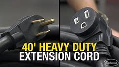 220V 40' Heavy Duty Extension Cord! Power Welders, Plasma Cutters, Compressors & More - Eastwood