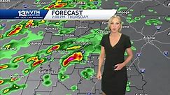 Severe storms with a threat of tornadoes today