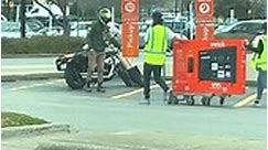 The things you see at Walmart! 🤣. Man attempts to pick up tv on motorcycle! #walmart #tools #DIY #motorcycle #caughtoncamera #truck #LifeHack | T Shette19