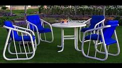 Elegant pvc patio furniture design