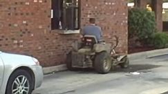 Lawn mower drive through 🤣 - The Hawk and Tom Show
