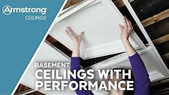 Basement Ceilings with Performance | Armstrong Ceilings for the Home