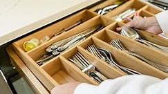 Kitchen Organization Essentials! Click here to add to cart! https://amzlink.to/az0wbNCv1OInw I ordered these bamboo organizers to help organize my silverware drawer. I was so impressed by the size of each slot, and they accommodated all of my silverware perfectly. I also picked up this knife organizer to store all of my knives safely and out of the way. These three organizers fit perfectly together in my drawer! If you're looking for an easy organization project, add these to your cart! I am als