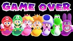 Super Mario Bros Wonder - Game Over (All Characters)
