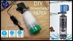 How to make a DIY powerhead filter for aquarium.