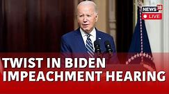 Joe Biden Impeachment LIVE | Biden Impeachment Inquiry Nearing The End | Biden Impeachment Hearing