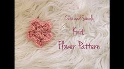 How to Make Cute and Simple Knit Flower
